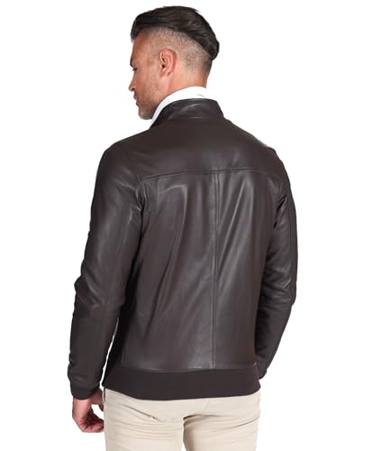 D'Arienzo Bomberjacke Herren - Echtleder Made In Italy